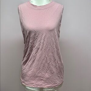 Lululemon Athletica Pink Sleeveless Muscle Tee